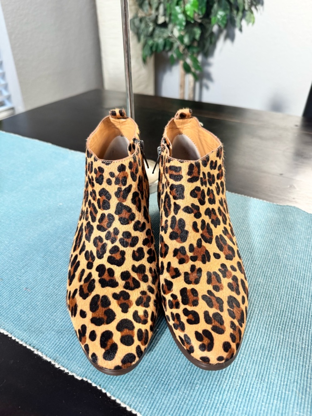 J.Crew Leopard Print Women's Ankle Bootie 8